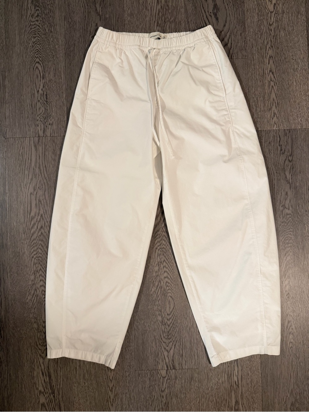 Abercrombie & Fitch Men's Cream Drawstring Joggers